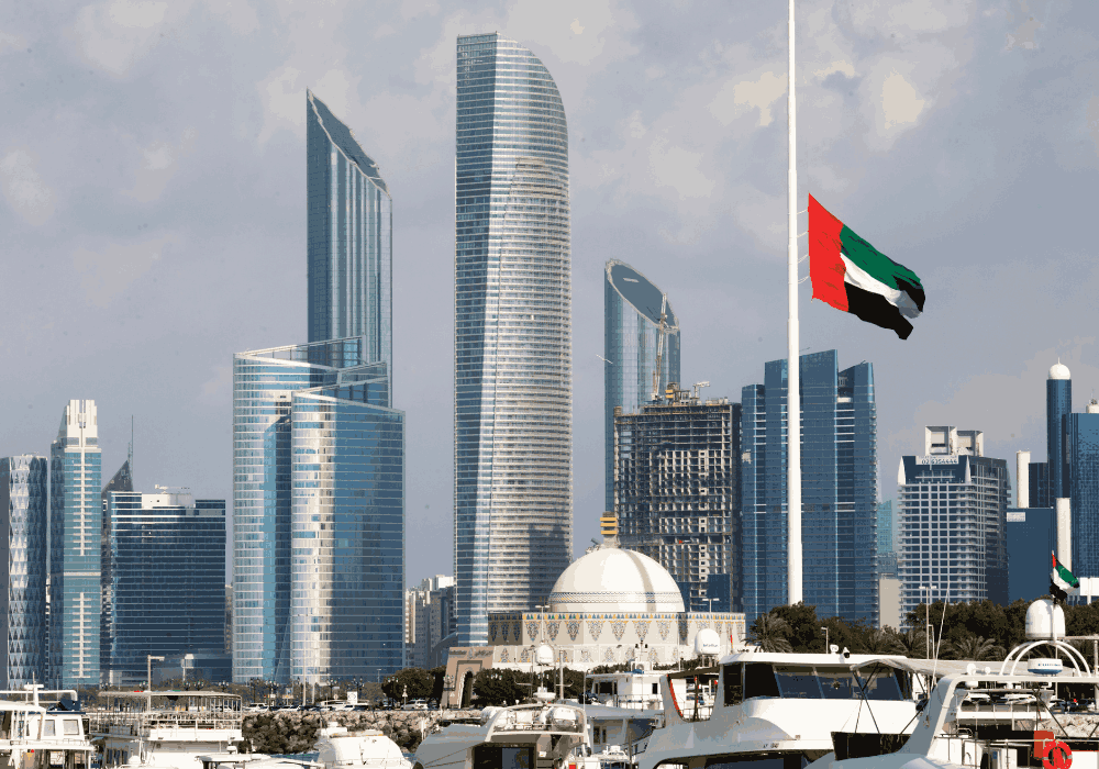Abu Dhabi walking tour through modern streets and famous landmarks in United Arab Emirates