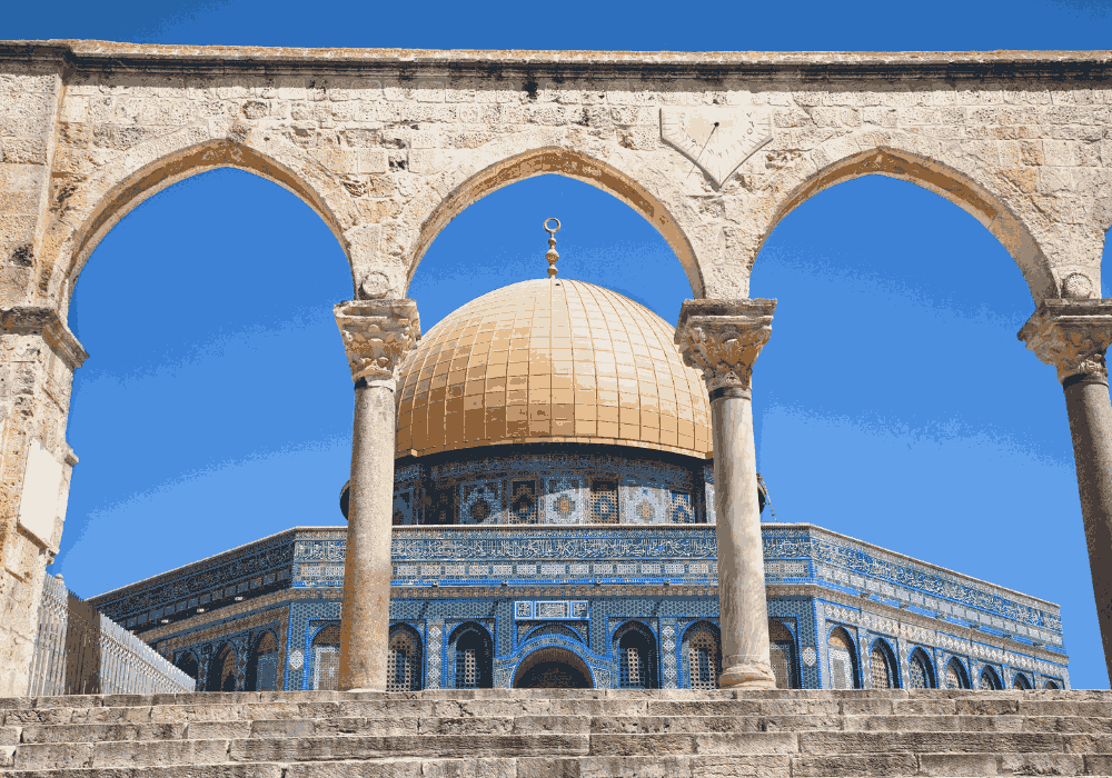 Jerusalem walking tour through the Old City and historic landmarks in Palestine