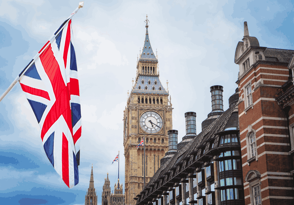 London driving tour through historic streets and famous landmarks in United Kingdom