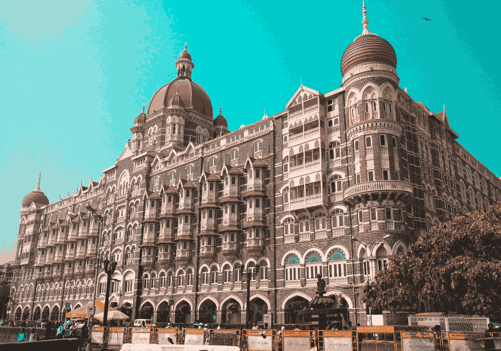 Mumbai walking tour through busy streets and famous landmarks in India