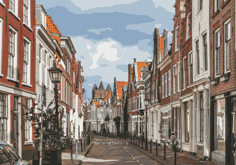 Netherlands driving tour through scenic roads, canals and countryside