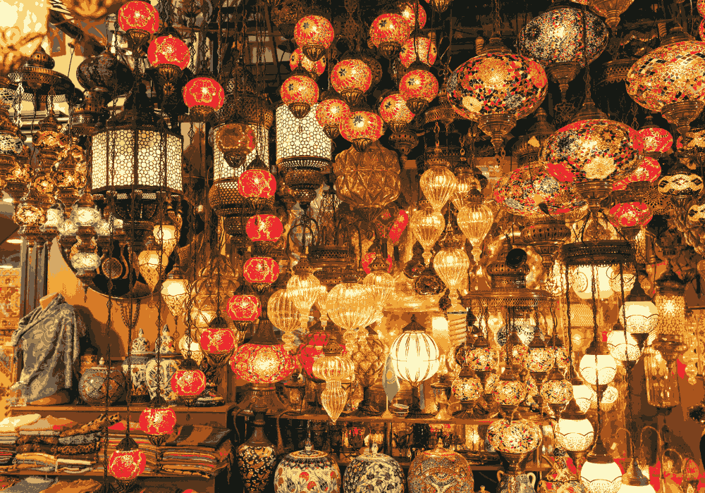 Grand Bazaar walking tour through historic shopping streets in Turkey